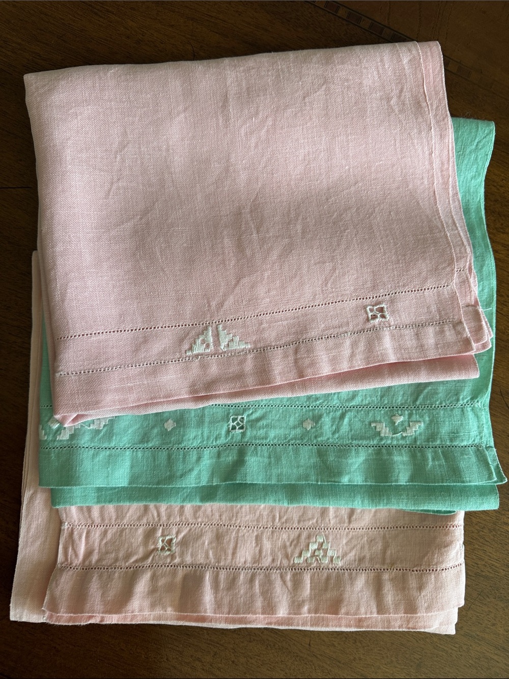 Italian Linen Embroidered cloth